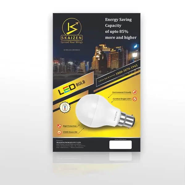 bulb promotional poster printing manufacturer company in india delhi