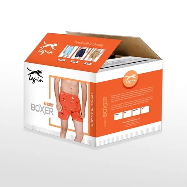 men boxer-underwear packing box manufacturing company